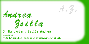 andrea zsilla business card